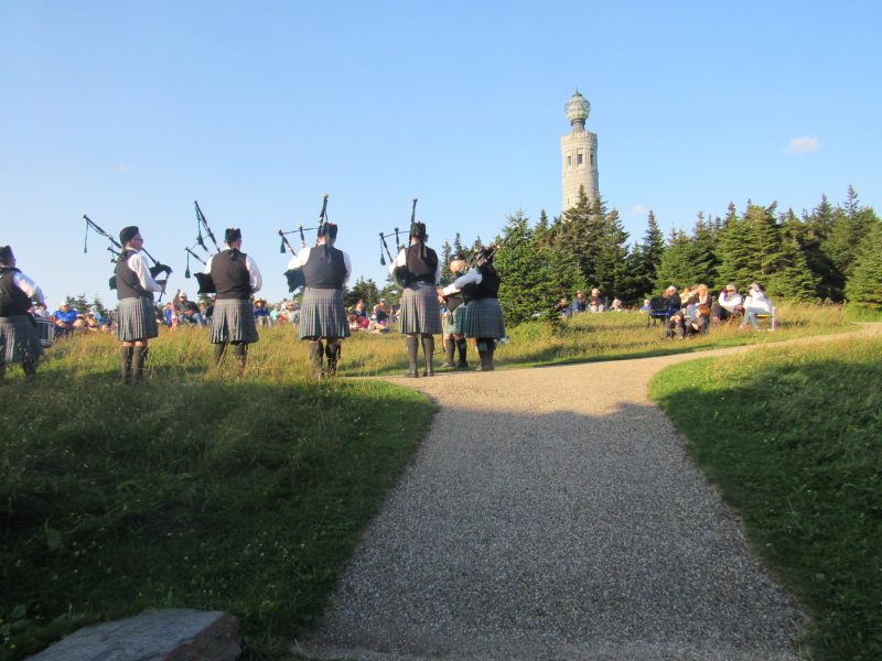 Mount Greylock and Berkshire Highlanders Pipe and Drums.