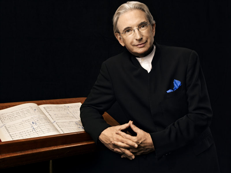 Michael Tilson Thomas on Tanglewood schedule Aug. 12, 2018. photo Art Streiber
