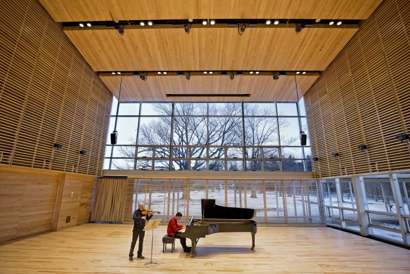 Opened in June 2019 Tanglewood’s new Linde Center for Music and Learning, home to the new Tanglewood Learning Institute and its 140 programs. Photo: Winslow Townson.