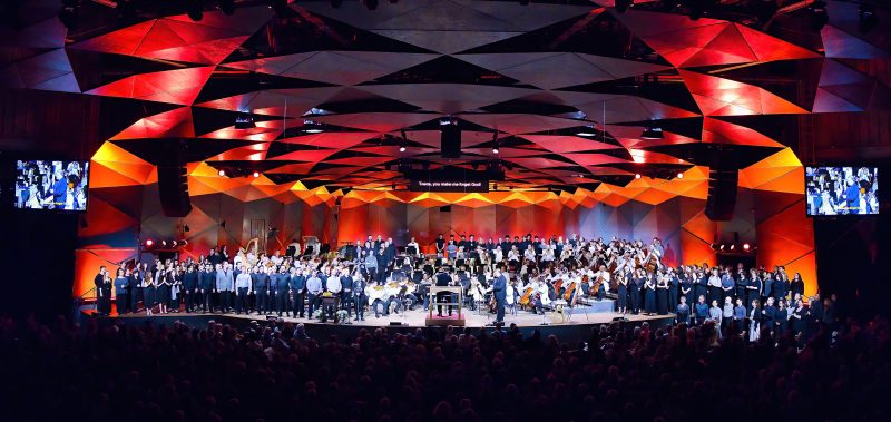 Andris Nelsons leads BSO in Puccini's Tosca at Tanglewood, July 19, 2025; Hilary Scott photo.
